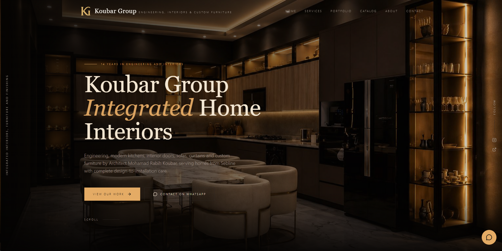 Koubar Group website hero